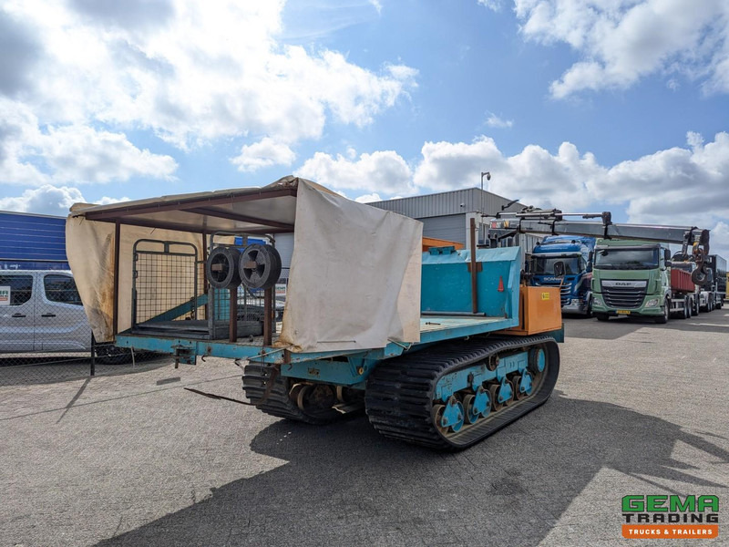 Morooka MST-1100 Rupsdumper / Werktuigdrager - Platte kiepbak + Hiab 026 T3 Kraan - Komatsu 6Cil - Самосвал: снимка 3 Morooka MST-1100 Rupsdumper / Werktuigdrager - Platte kiepbak + Hiab 026 T3 Kraan - Komatsu 6Cil - Самосвал: снимка 3