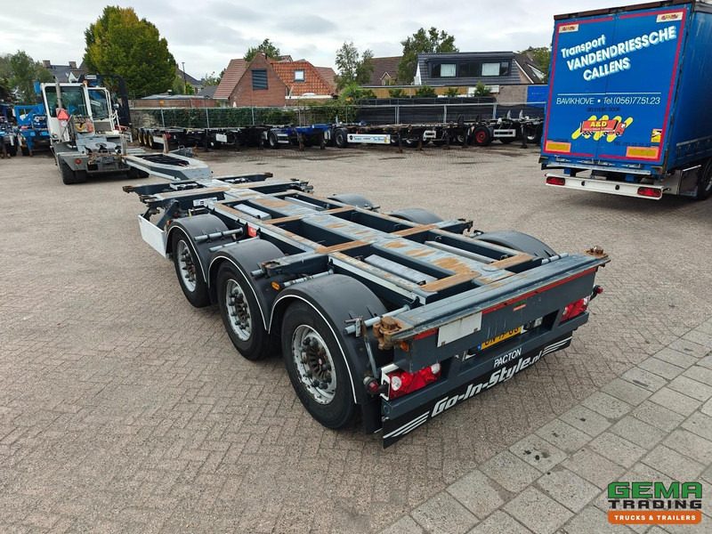 Pacton ET3 3-Assen SAF - MULTI - Schijfremmen - LiftAs - 3x Uitschuifbaar - 03/2026 APK - Контейнеровоз/ Сменна каросерия полуремарке: снимка 5 Pacton ET3 3-Assen SAF - MULTI - Schijfremmen - LiftAs - 3x Uitschuifbaar - 03/2026 APK - Контейнеровоз/ Сменна каросерия полуремарке: снимка 5