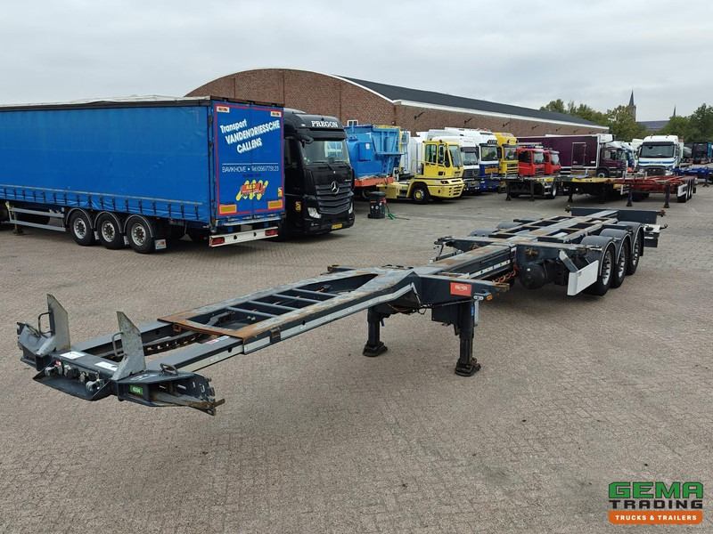 Pacton ET3 3-Assen SAF - MULTI - Schijfremmen - LiftAs - 3x Uitschuifbaar - 03/2026 APK - Контейнеровоз/ Сменна каросерия полуремарке: снимка 1 Pacton ET3 3-Assen SAF - MULTI - Schijfremmen - LiftAs - 3x Uitschuifbaar - 03/2026 APK - Контейнеровоз/ Сменна каросерия полуремарке: снимка 1