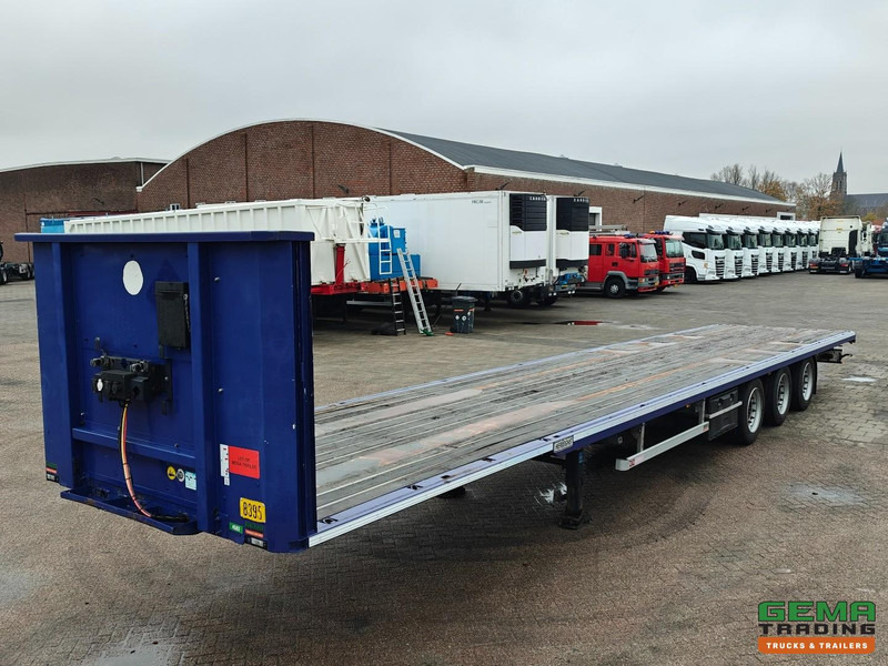 Pacton LXD339 3-Assen SAF - MEGA - Schijfremmen - Open laadbak - Rongpotten - HH Vloer - Бордово полуремарке/ Платформа: снимка 1 Pacton LXD339 3-Assen SAF - MEGA - Schijfremmen - Open laadbak - Rongpotten - HH Vloer - Бордово полуремарке/ Платформа: снимка 1