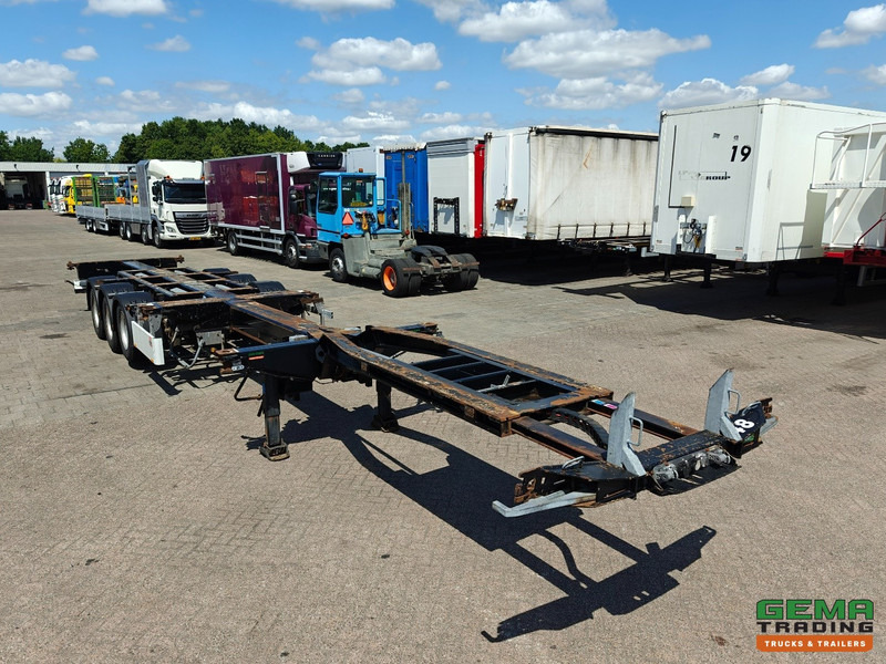 Контейнеровоз/ Сменна каросерия полуремарке Pacton T3-010 3-Assen SAF - MULTI - Trommelremmen - LiftAs - 3x Uitschuifbaar - 04/2026 APK: снимка 8