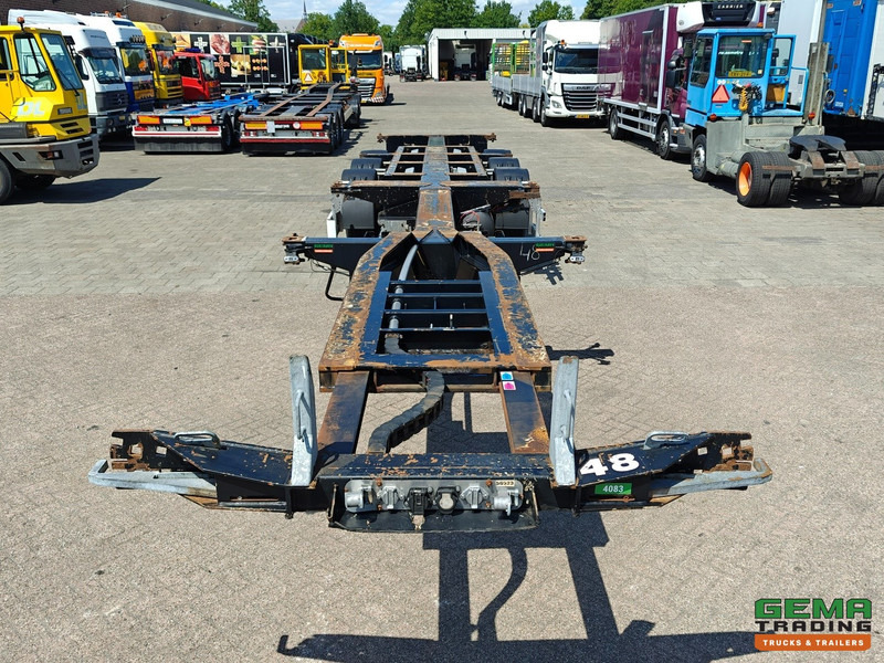 Контейнеровоз/ Сменна каросерия полуремарке Pacton T3-010 3-Assen SAF - MULTI - Trommelremmen - LiftAs - 3x Uitschuifbaar - 04/2026 APK: снимка 9