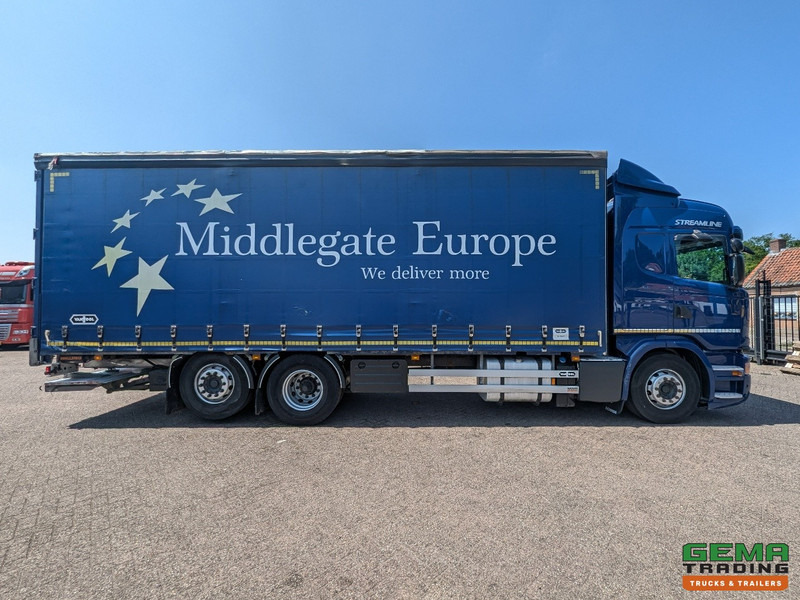 Камион с брезент Scania G360 6x2/4 Streamline Euro6 - Retarder - Schuifzeilenbak 8.2M + Laadklep 1500kg - Smart Tacho V2: снимка 11