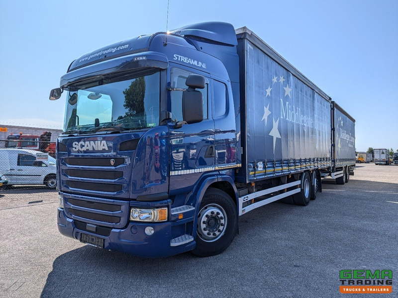 Scania G410 6x2/4 Streamline Euro6 - Retarder + Van Hool 2-Assige Aanhanger - SchuifzeilenCombi - SmartTachoV2 - Камион фургон: снимка 1 Scania G410 6x2/4 Streamline Euro6 - Retarder + Van Hool 2-Assige Aanhanger - SchuifzeilenCombi - SmartTachoV2 - Камион фургон: снимка 1