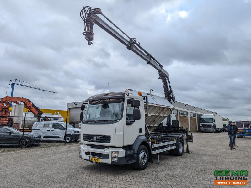 Volvo FL240 4x2 Dagcab Euro5 - 2 Zijdige Kipper + Kraan Hiab 088ES-3 HIDUO - RadioGrafisch - 39.900KM! - Самосвал камион, Камион с кран: снимка 1 Volvo FL240 4x2 Dagcab Euro5 - 2 Zijdige Kipper + Kraan Hiab 088ES-3 HIDUO - RadioGrafisch - 39.900KM! - Самосвал камион, Камион с кран: снимка 1