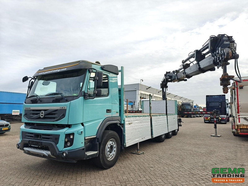 Volvo FMX 410 8x4/4 Dagcab Euro5 - Open Laadbak 6.8m + Hiab 244 E-6 Hipro - 258.000km - Naafreductie - 05/2026 APK - Бордови камион, Камион с кран: снимка 4 Volvo FMX 410 8x4/4 Dagcab Euro5 - Open Laadbak 6.8m + Hiab 244 E-6 Hipro - 258.000km - Naafreductie - 05/2026 APK - Бордови камион, Камион с кран: снимка 4