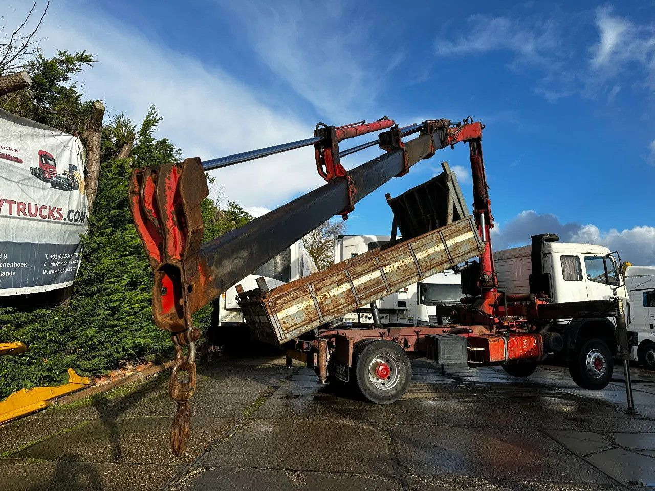 Самосвал камион, Камион с кран Mercedes-Benz SK 1935 V8 4X2 Tipper Spring/Spring AMCO V825 9T Mercedes-Benz SK 1935 V8 4X2 Tipper Spring/Spring AMCO V825 9T: снимка 20