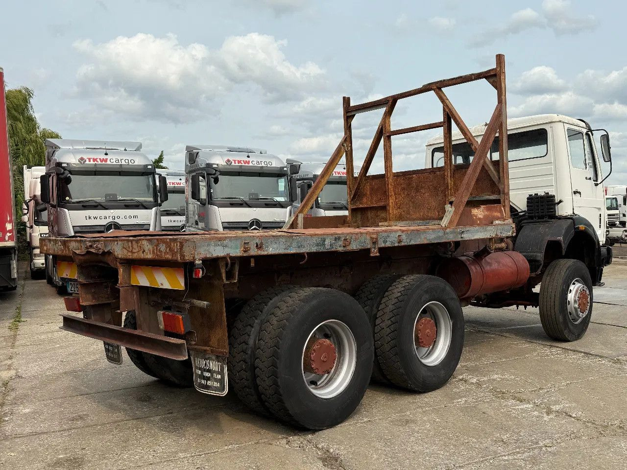 Mercedes-Benz SK 2628 V8 6X6 Platform Spring/Spring Manual gea - Бордови камион: снимка 4 Mercedes-Benz SK 2628 V8 6X6 Platform Spring/Spring Manual gea - Бордови камион: снимка 4