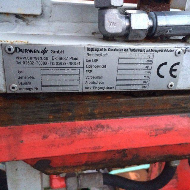 Кламер Dúrwen Fork Clamp with separate sideshift: снимка 6