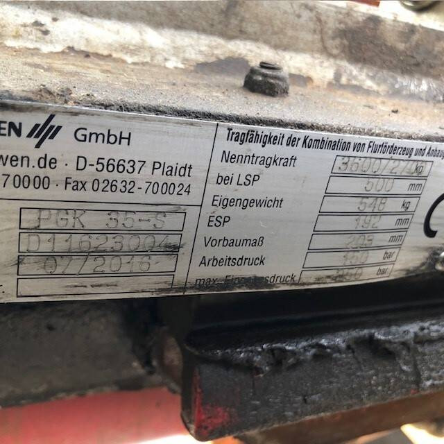 Dürwen Fork clamp with separate side shift - Кламер: снимка 5 Dürwen Fork clamp with separate side shift - Кламер: снимка 5