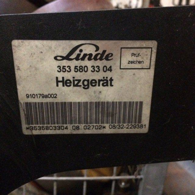 Кабина и интериор за Подемно-транспортна техника Heater for Linde Series 353-03: снимка 6