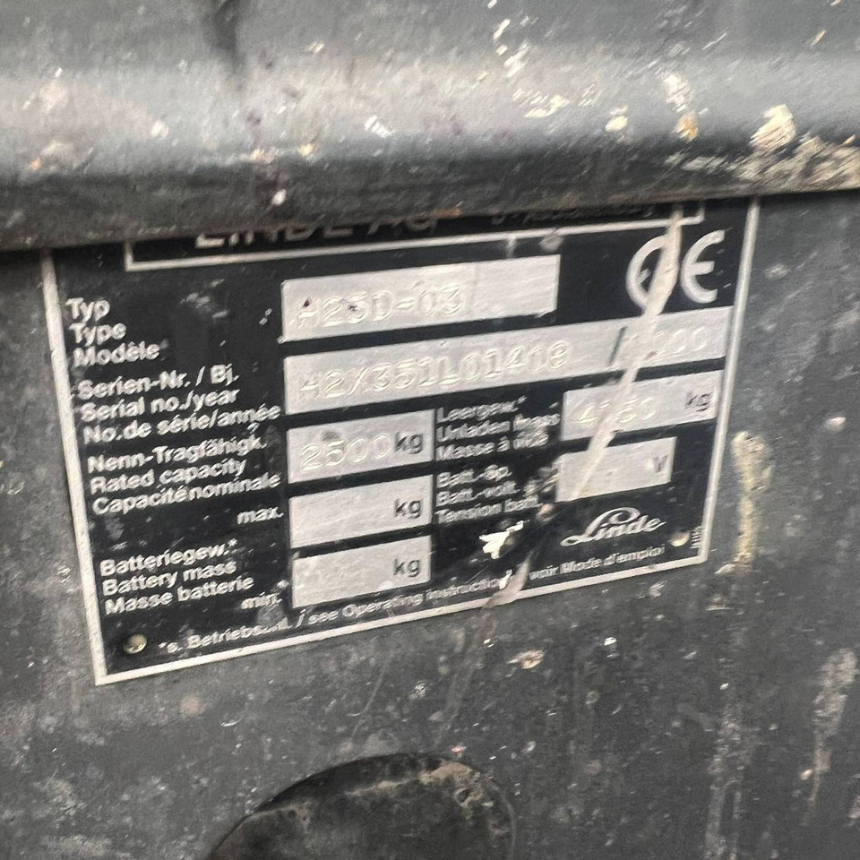 Linde H25D (351-03) - Дизелов мотокар: снимка 5 Linde H25D (351-03) - Дизелов мотокар: снимка 5