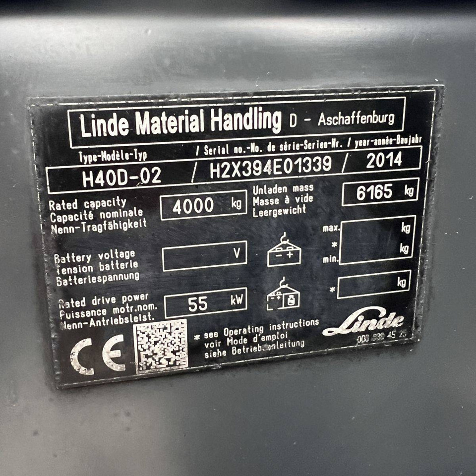 Дизелов мотокар Linde H40D (394-02) EVO: снимка 19