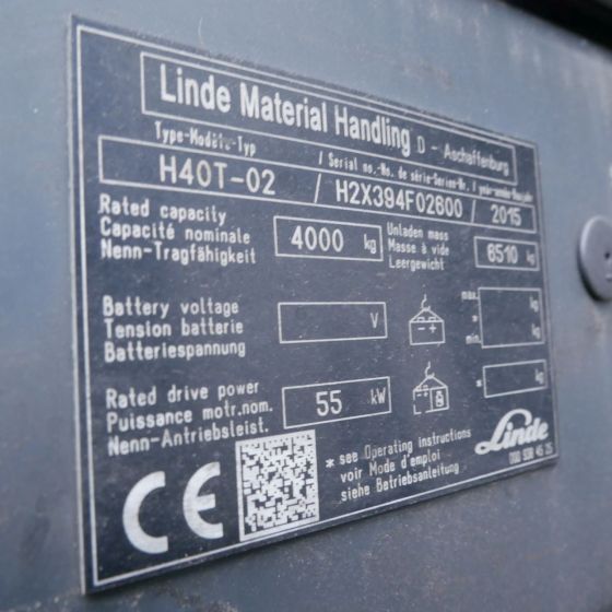 Газокар Linde H40T-02 EVO (394): снимка 6