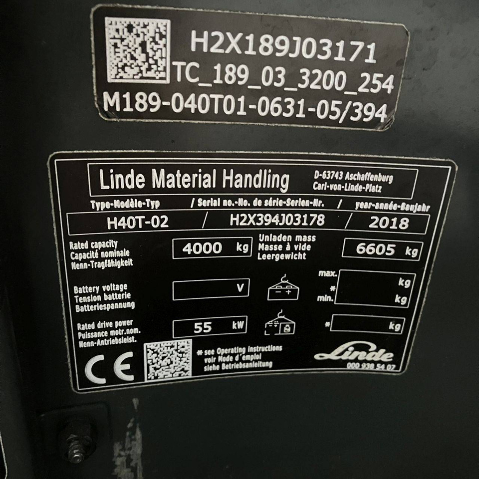 Linde H40T (394-02) Beverage - Газокар: снимка 4 Linde H40T (394-02) Beverage - Газокар: снимка 4
