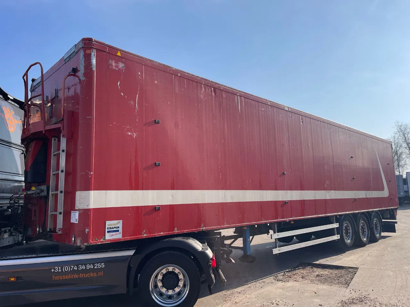 Knapen Trailers K100 92M3 Cargo Floor SAF Schijfremmen, 2X Liftas - С плъзгащ под полуремарке: снимка 1 Knapen Trailers K100 92M3 Cargo Floor SAF Schijfremmen, 2X Liftas - С плъзгащ под полуремарке: снимка 1