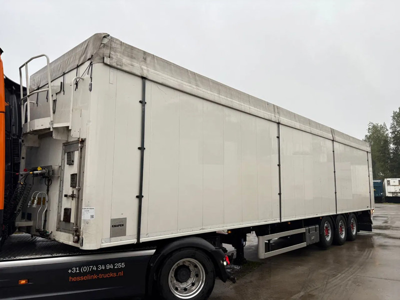 Knapen Trailers K100 92m3 Cargo Floor 10MM Liftas Schijfremmen - С плъзгащ под полуремарке: снимка 1 Knapen Trailers K100 92m3 Cargo Floor 10MM Liftas Schijfremmen - С плъзгащ под полуремарке: снимка 1