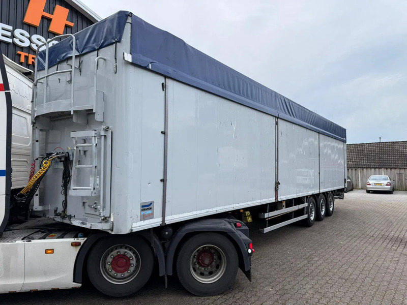 Knapen Trailers K100 92m3 SAF Schijfrem assen 10MM Cargo Floor Liftas - С плъзгащ под полуремарке: снимка 1 Knapen Trailers K100 92m3 SAF Schijfrem assen 10MM Cargo Floor Liftas - С плъзгащ под полуремарке: снимка 1