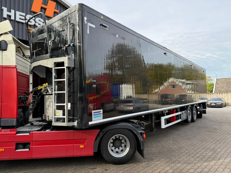 Knapen Trailers K200 85m3 Stuuras/Lenkachse Cargo Floor 10MM Alcoa Liftas - С плъзгащ под полуремарке: снимка 1 Knapen Trailers K200 85m3 Stuuras/Lenkachse Cargo Floor 10MM Alcoa Liftas - С плъзгащ под полуремарке: снимка 1