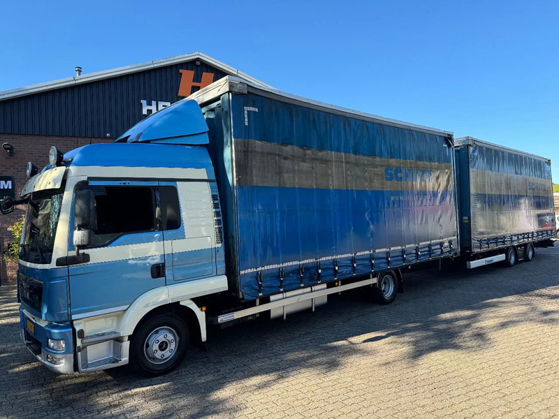 MAN TGL 4X2 JUMBO Kombi 123m3 Krone CodeXL EURO6 - Камион с брезент: снимка 1 MAN TGL 4X2 JUMBO Kombi 123m3 Krone CodeXL EURO6 - Камион с брезент: снимка 1