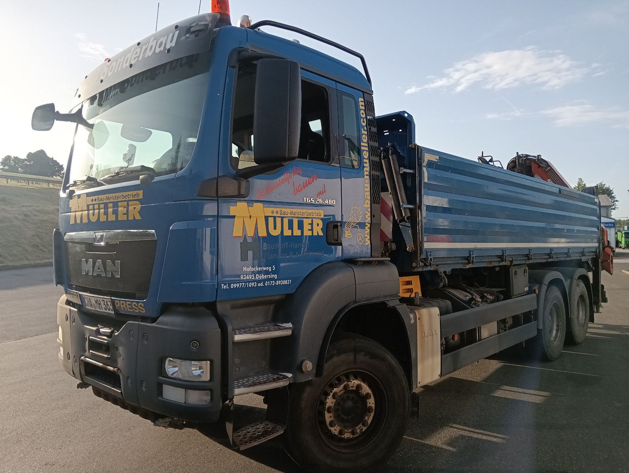 MAN TGS 26:480 6x4 EURO5 ATLAS 240.2E-A4 3-S-Kipper - Самосвал камион, Камион с кран: снимка 3 MAN TGS 26:480 6x4 EURO5 ATLAS 240.2E-A4 3-S-Kipper - Самосвал камион, Камион с кран: снимка 3