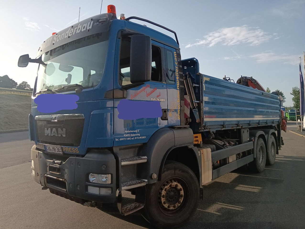 MAN TGS 26:480 6x4 EURO5 ATLAS 240.2E-A4 3-S-Kipper - Самосвал камион, Камион с кран: снимка 2 MAN TGS 26:480 6x4 EURO5 ATLAS 240.2E-A4 3-S-Kipper - Самосвал камион, Камион с кран: снимка 2