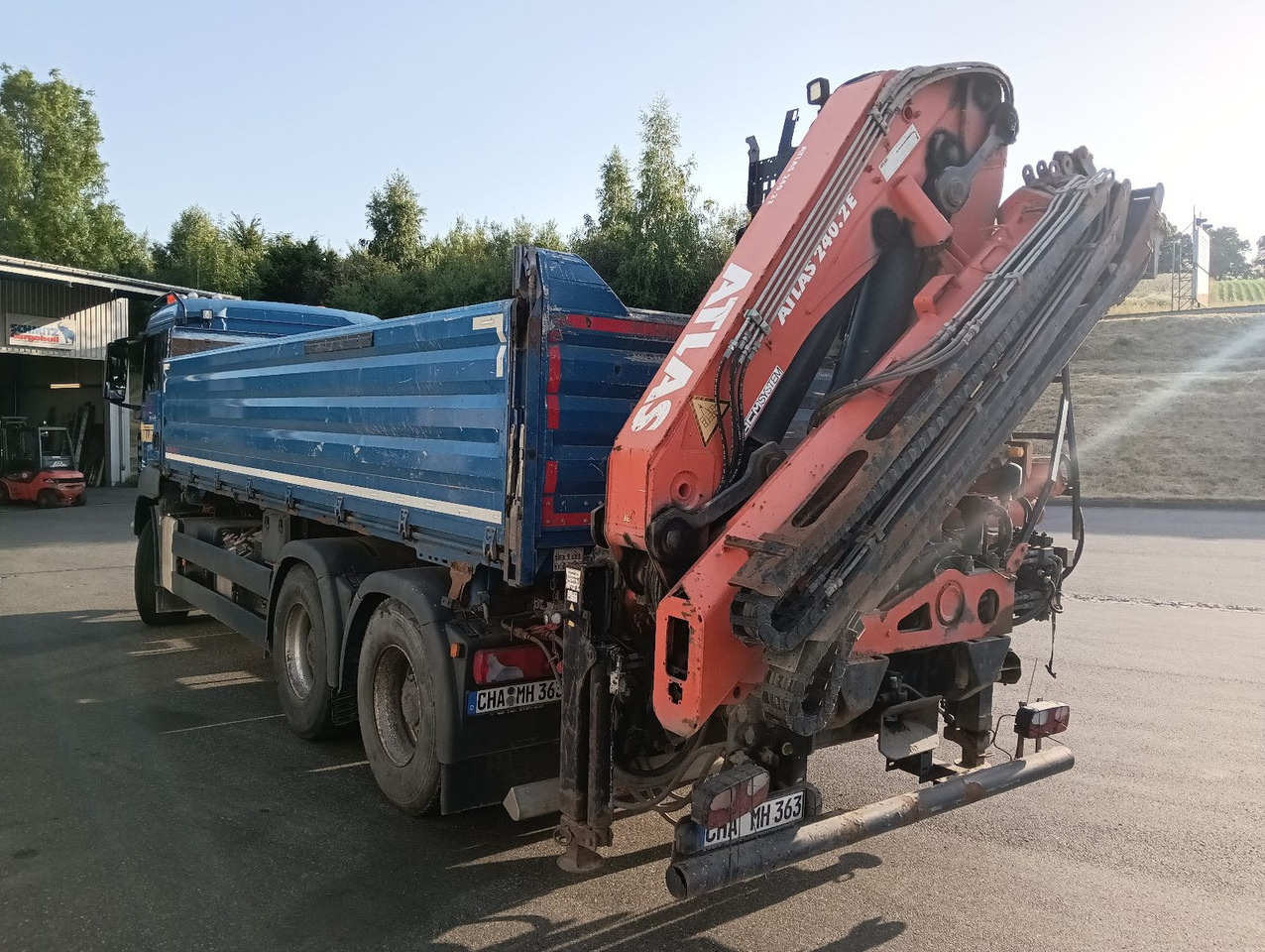 MAN TGS 26:480 6x4 EURO5 ATLAS 240.2E-A4 3-S-Kipper - Самосвал камион, Камион с кран: снимка 2 MAN TGS 26:480 6x4 EURO5 ATLAS 240.2E-A4 3-S-Kipper - Самосвал камион, Камион с кран: снимка 2