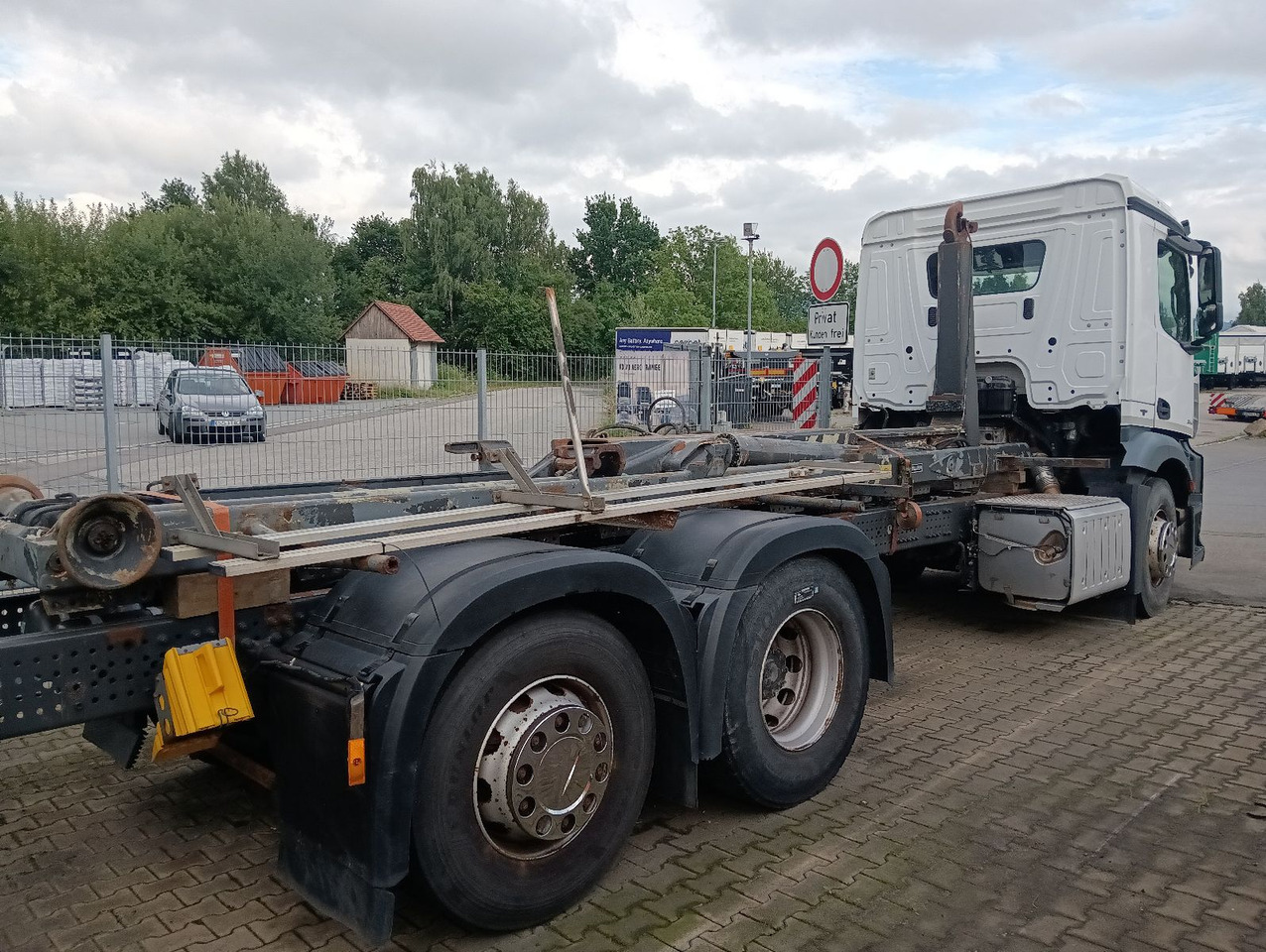 Mercedes-Benz 2545 6x2 Lenk/Lift MEILLER RK2070 Luft/Luft - Шаси кабина: снимка 4 Mercedes-Benz 2545 6x2 Lenk/Lift MEILLER RK2070 Luft/Luft - Шаси кабина: снимка 4