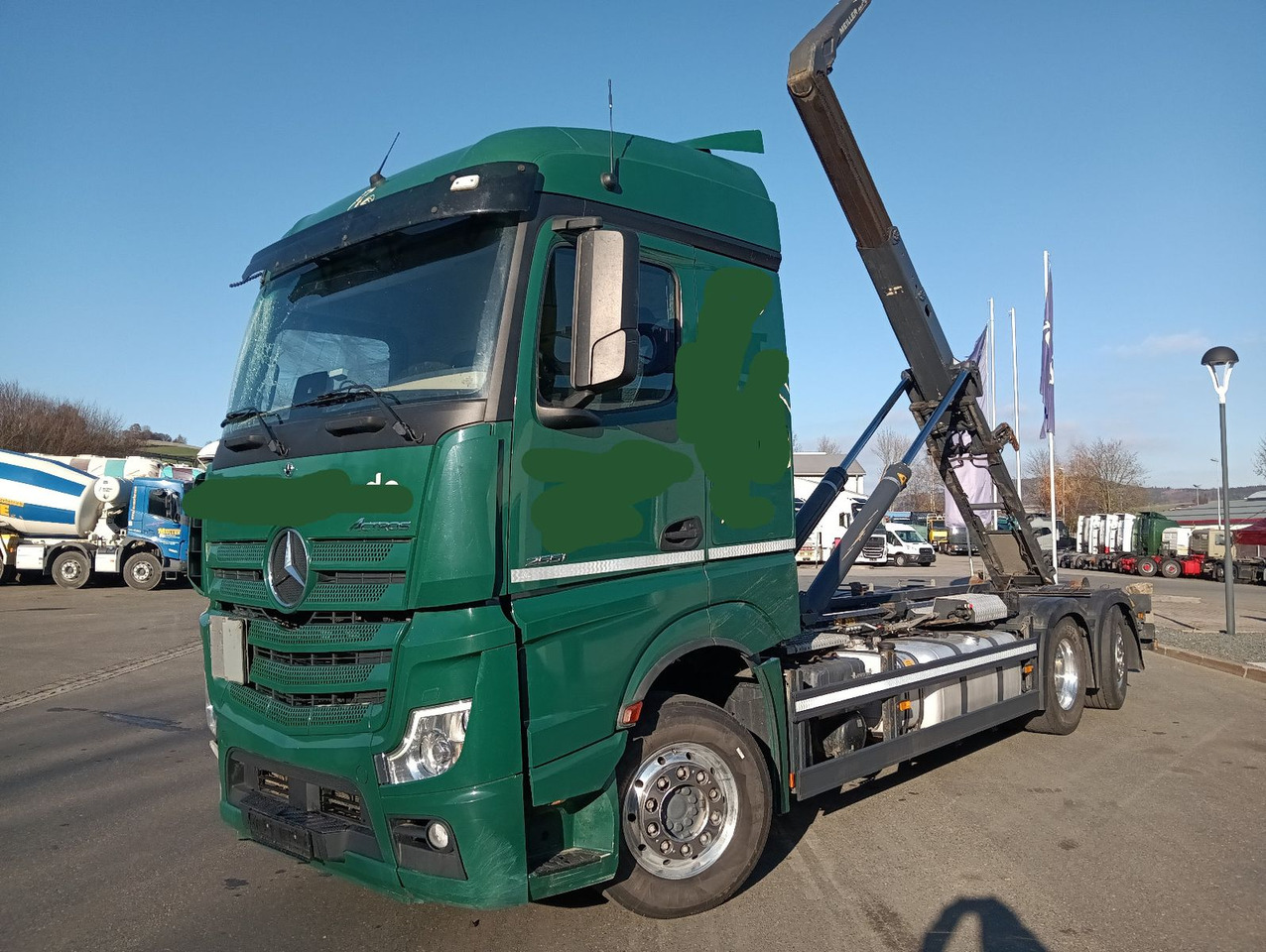 Mercedes-Benz ACTROS 2651 MP5 6x2 MEILLER RETARDER LENKACHS - Мултилифт с кука камион: снимка 2 Mercedes-Benz ACTROS 2651 MP5 6x2 MEILLER RETARDER LENKACHS - Мултилифт с кука камион: снимка 2