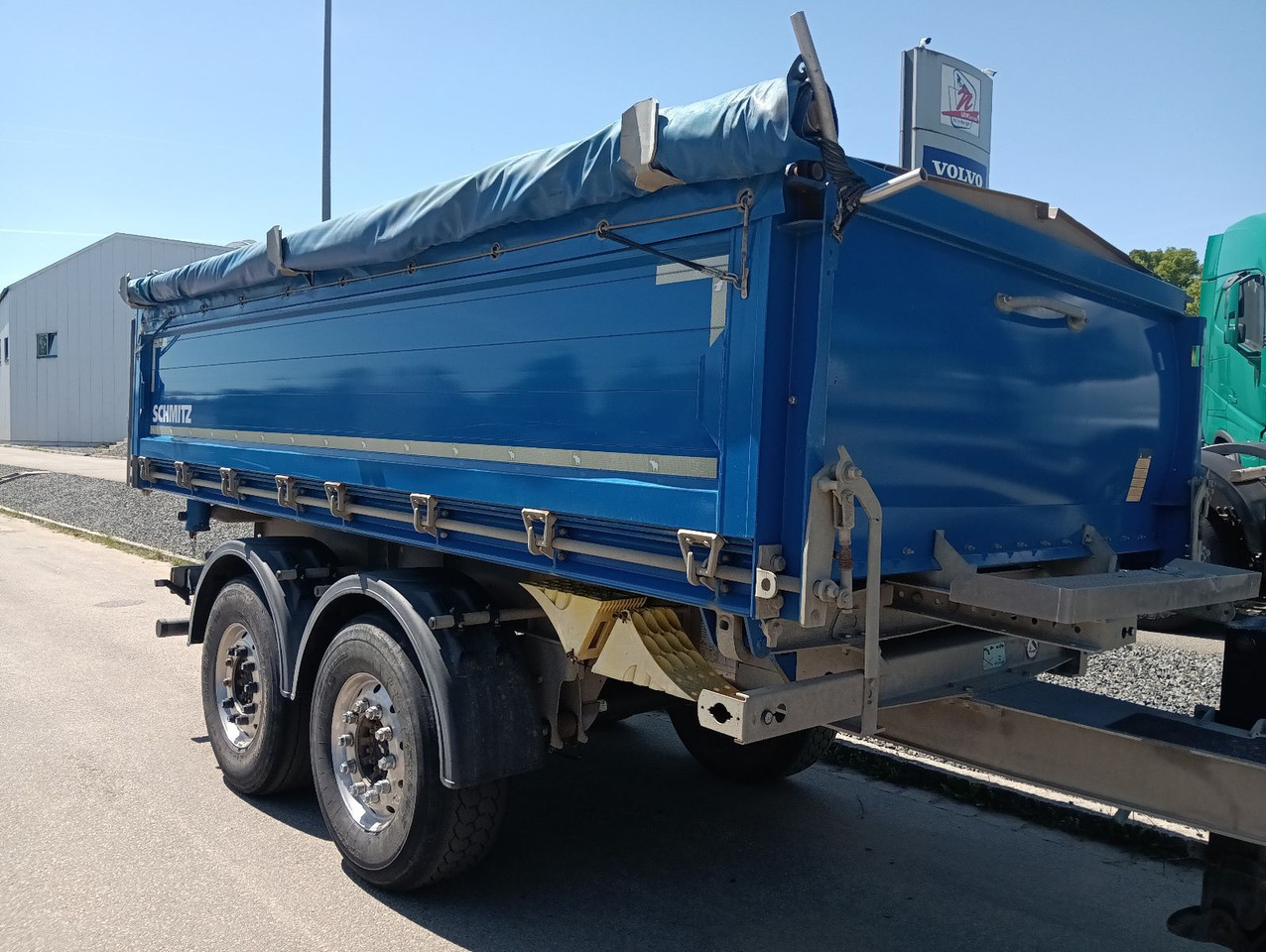 Schmitz Cargobull ZKI 18 Tandem 3-Seiten Kipper ALU ALCOA Rollplan - Самосвал ремарке: снимка 5 Schmitz Cargobull ZKI 18 Tandem 3-Seiten Kipper ALU ALCOA Rollplan - Самосвал ремарке: снимка 5