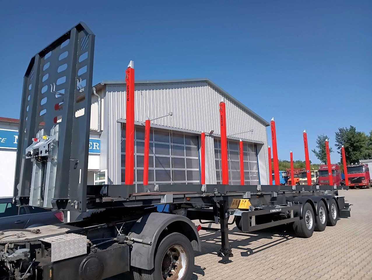 Schwarzmüller 3-A Rungensattel 6xExte144S 5560kg NEU sofort Schwarzmüller 3-A Rungensattel 6xExte144S 5560kg NEU sofort - Полуремарке за дърва: снимка 3 Schwarzmüller 3-A Rungensattel 6xExte144S 5560kg NEU sofort Schwarzmüller 3-A Rungensattel 6xExte144S 5560kg NEU sofort - Полуремарке за дърва: снимка 3