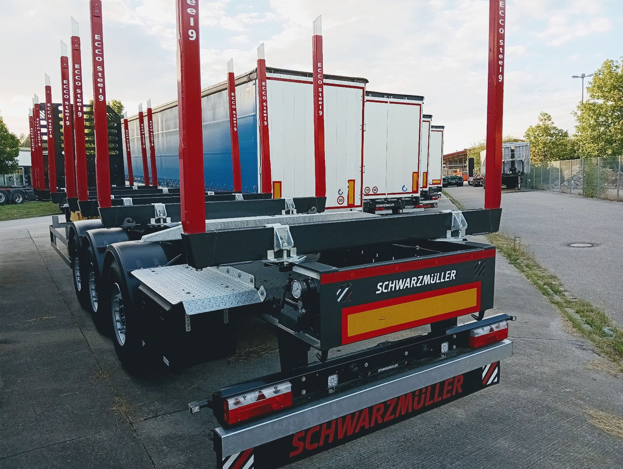 Schwarzmüller 3-A Rungensattel 8xRungSchemel 5800kg NEU sofort Schwarzmüller 3-A Rungensattel 8xRungSchemel 5800kg NEU sofort - Полуремарке за дърва: снимка 5 Schwarzmüller 3-A Rungensattel 8xRungSchemel 5800kg NEU sofort Schwarzmüller 3-A Rungensattel 8xRungSchemel 5800kg NEU sofort - Полуремарке за дърва: снимка 5