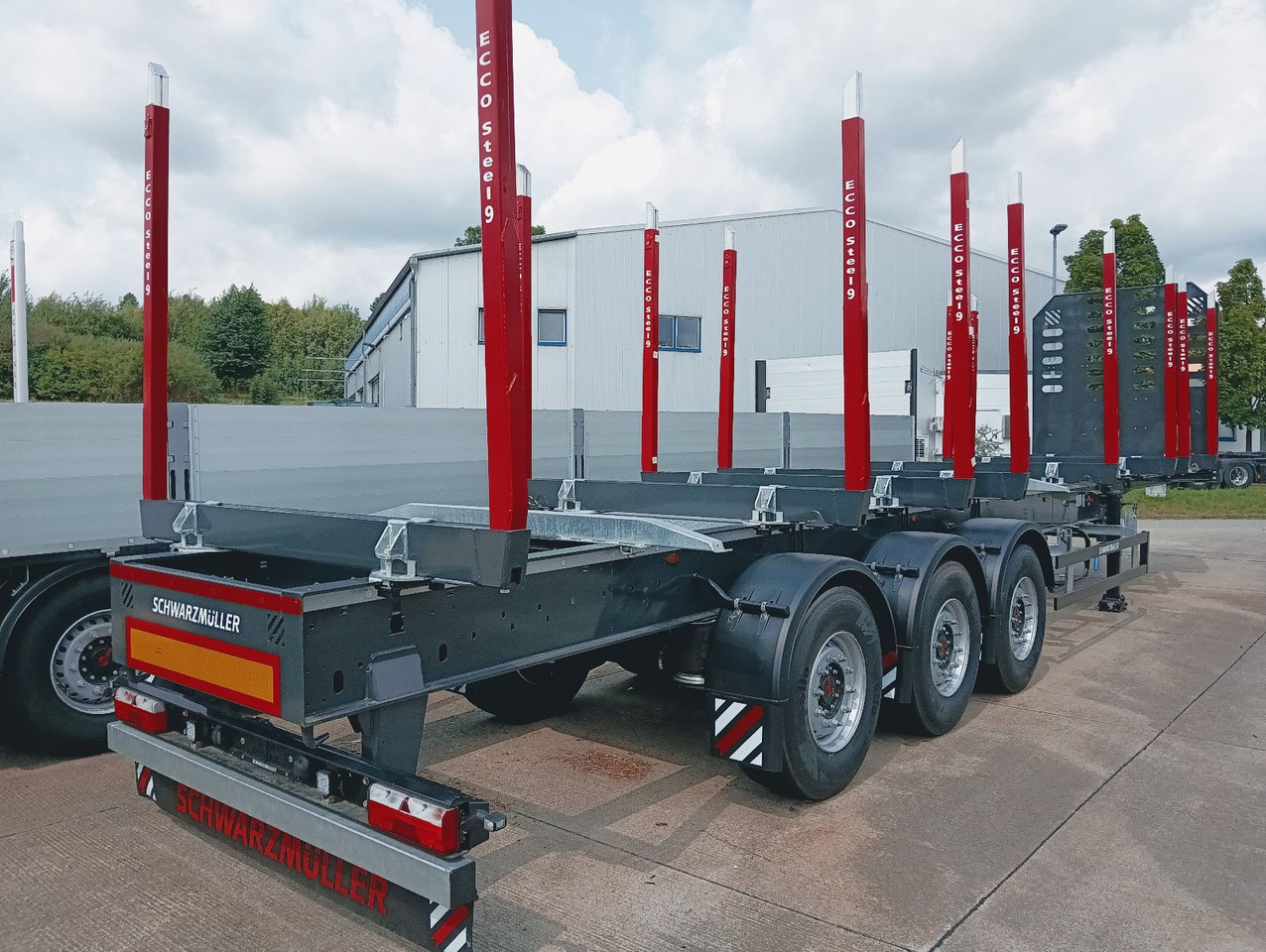 Schwarzmüller 3-A Rungensattel 8xRungSchemel 5800kg NEU sofort Schwarzmüller 3-A Rungensattel 8xRungSchemel 5800kg NEU sofort - Полуремарке за дърва: снимка 4 Schwarzmüller 3-A Rungensattel 8xRungSchemel 5800kg NEU sofort Schwarzmüller 3-A Rungensattel 8xRungSchemel 5800kg NEU sofort - Полуремарке за дърва: снимка 4