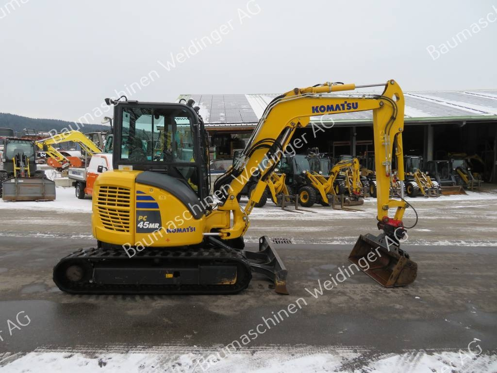 Komatsu PC 45 MR-5 - Мини багер: снимка 1 Komatsu PC 45 MR-5 - Мини багер: снимка 1