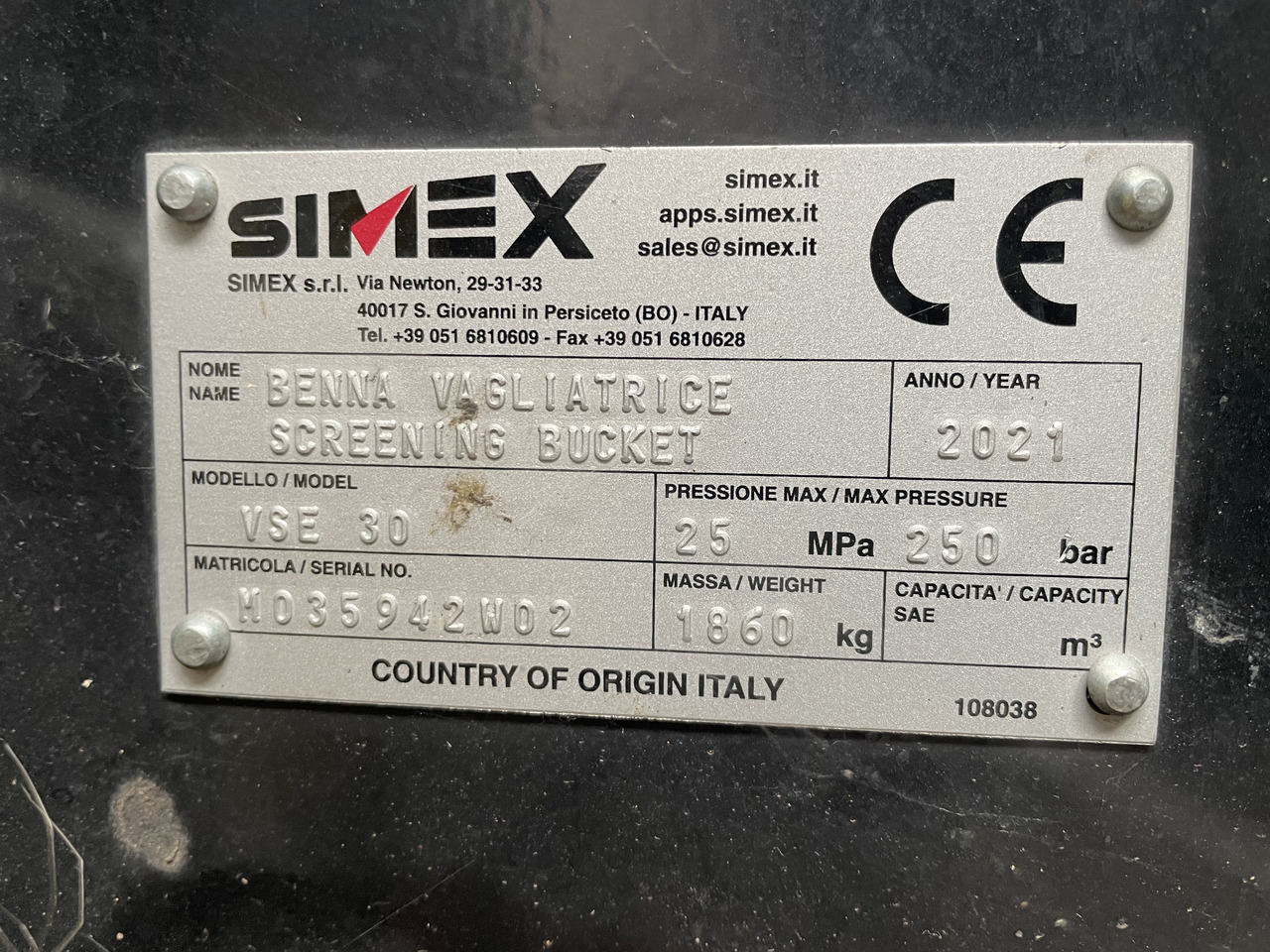 Simex VSE Siebschaufeln m. hydr. WELLENVERSTELLUNG - Кофа за сортиране за Багер: снимка 4 Simex VSE Siebschaufeln m. hydr. WELLENVERSTELLUNG - Кофа за сортиране за Багер: снимка 4