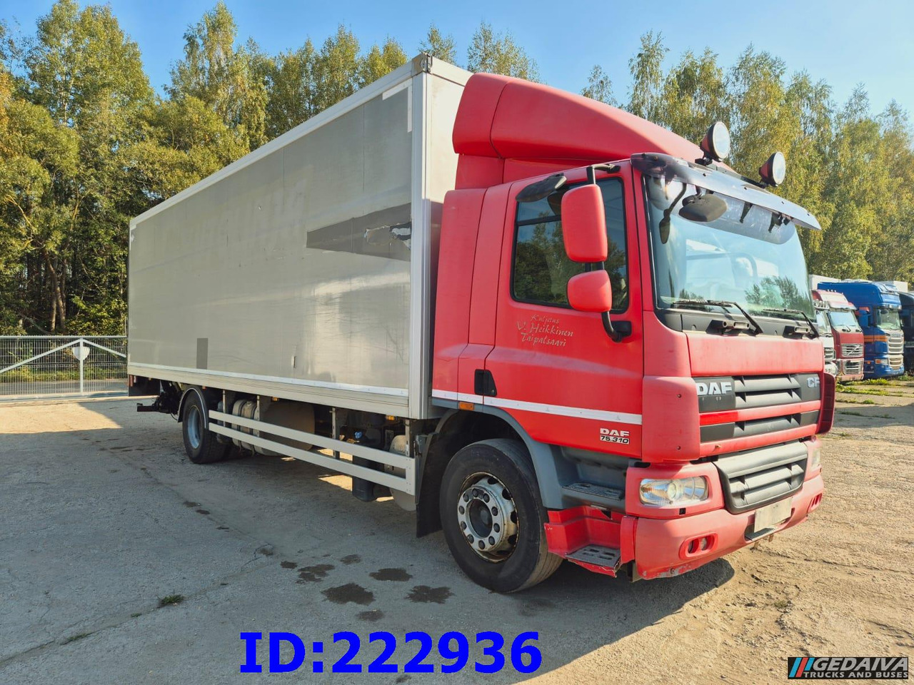 DAF CF 75.310 - Euro5 - Камион фургон: снимка 5 DAF CF 75.310 - Euro5 - Камион фургон: снимка 5