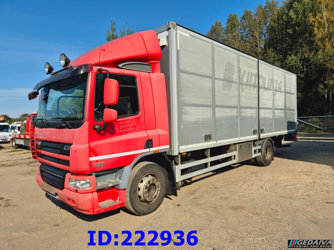DAF CF 75.310 - Euro5 - Камион фургон: снимка 1 DAF CF 75.310 - Euro5 - Камион фургон: снимка 1