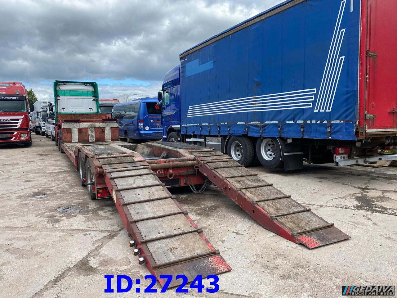 LANGENDORF Satbue 20/28 - Low bed - Нискорамна площадка полуремарке: снимка 3 LANGENDORF Satbue 20/28 - Low bed - Нискорамна площадка полуремарке: снимка 3