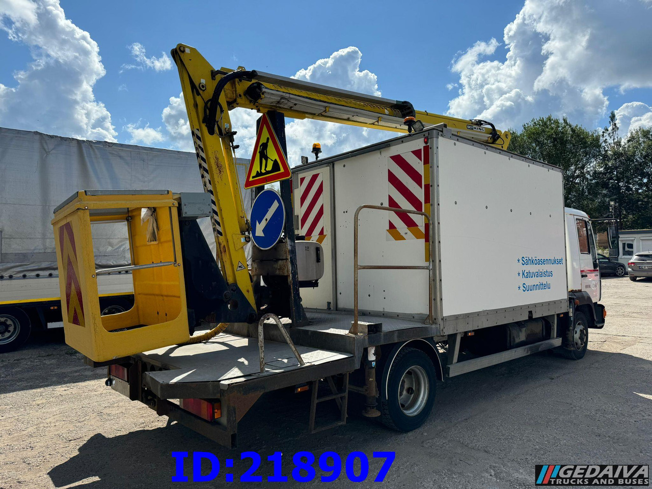 MAN LE 220C + Sky King 179TV - Автовишка: снимка 5 MAN LE 220C + Sky King 179TV - Автовишка: снимка 5