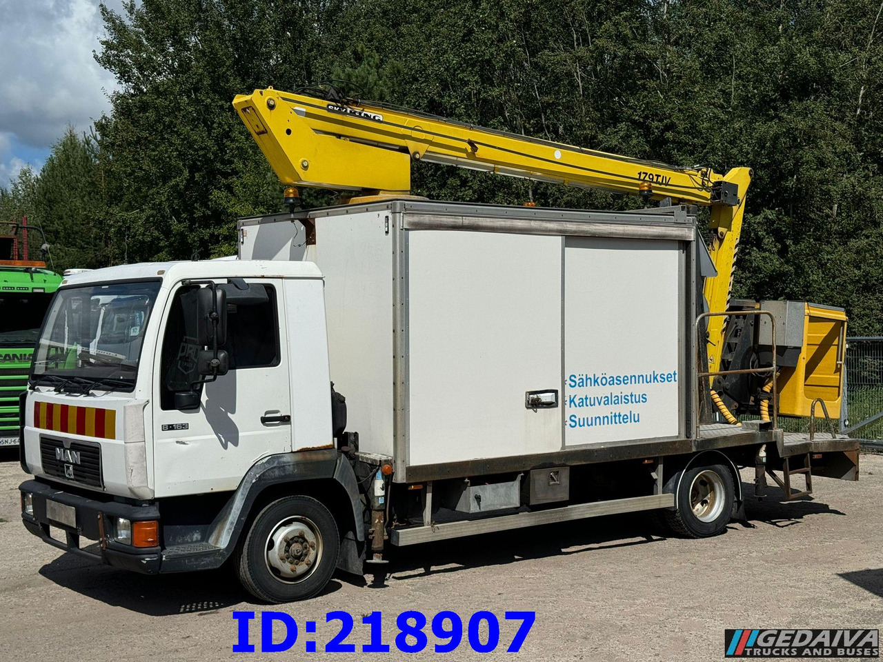 MAN LE 220C + Sky King 179TV - Автовишка: снимка 1 MAN LE 220C + Sky King 179TV - Автовишка: снимка 1