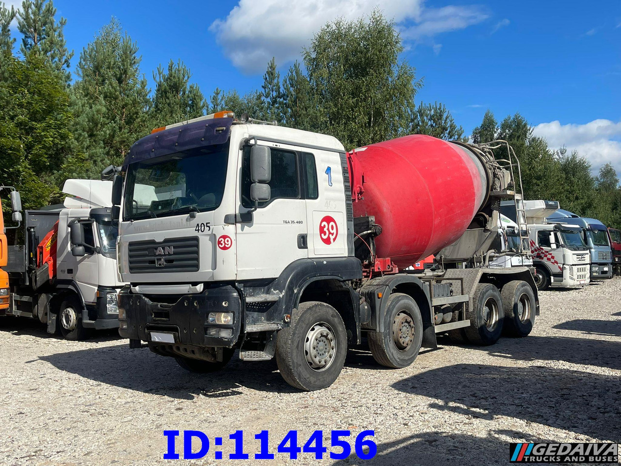 MAN TGA 35.480 8X4 8m3 Manual - Бетоновоз: снимка 1 MAN TGA 35.480 8X4 8m3 Manual - Бетоновоз: снимка 1
