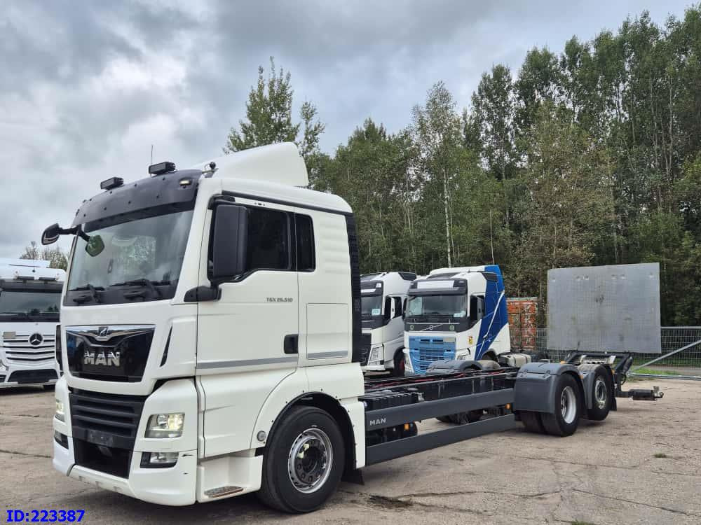 MAN TGX 26.510 WB 5900 6X2 Steering axle - Шаси кабина: снимка 1 MAN TGX 26.510 WB 5900 6X2 Steering axle - Шаси кабина: снимка 1