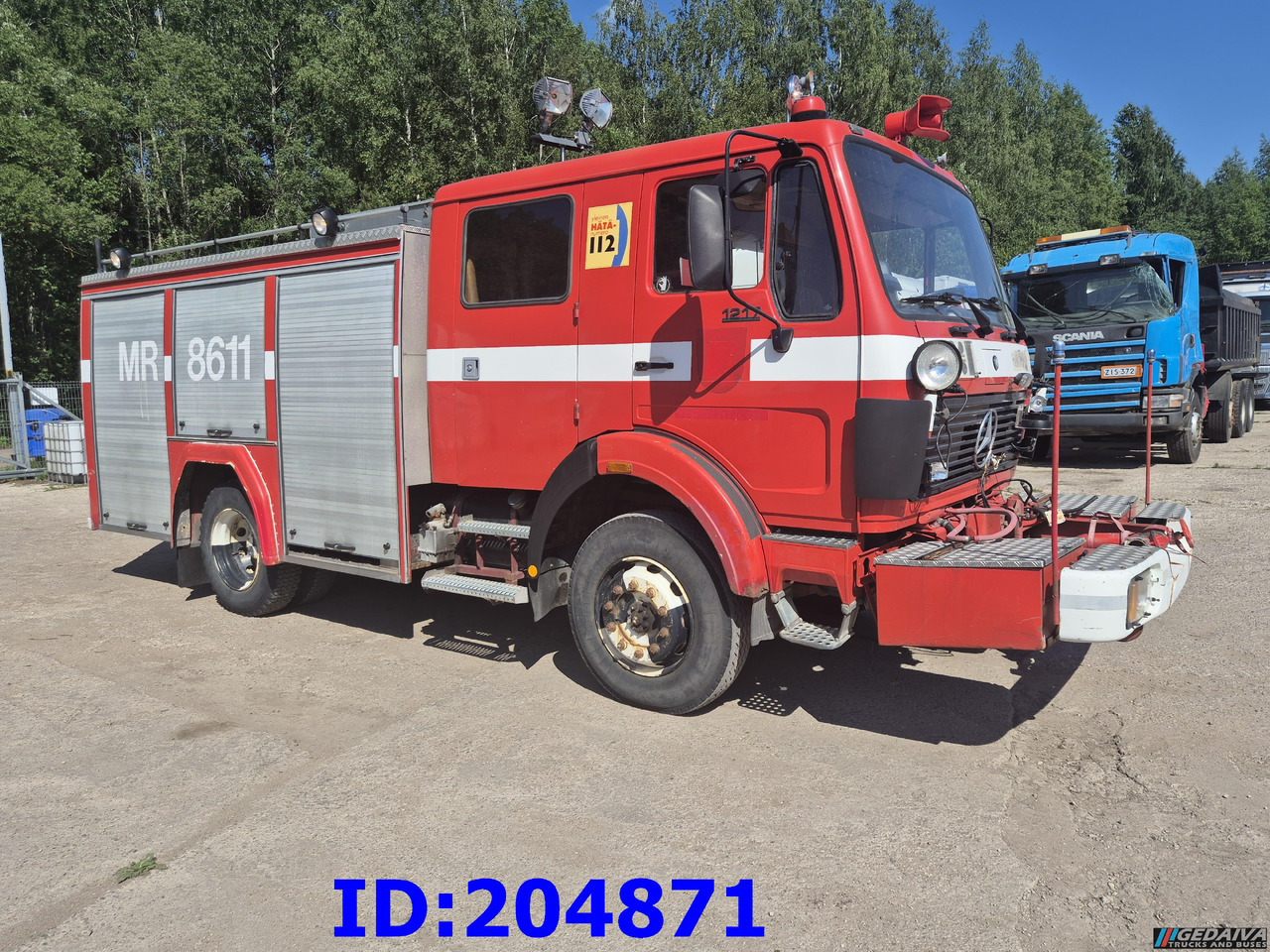 MERCEDES-BENZ 1217 4x4 - Пожарна кола: снимка 4 MERCEDES-BENZ 1217 4x4 - Пожарна кола: снимка 4