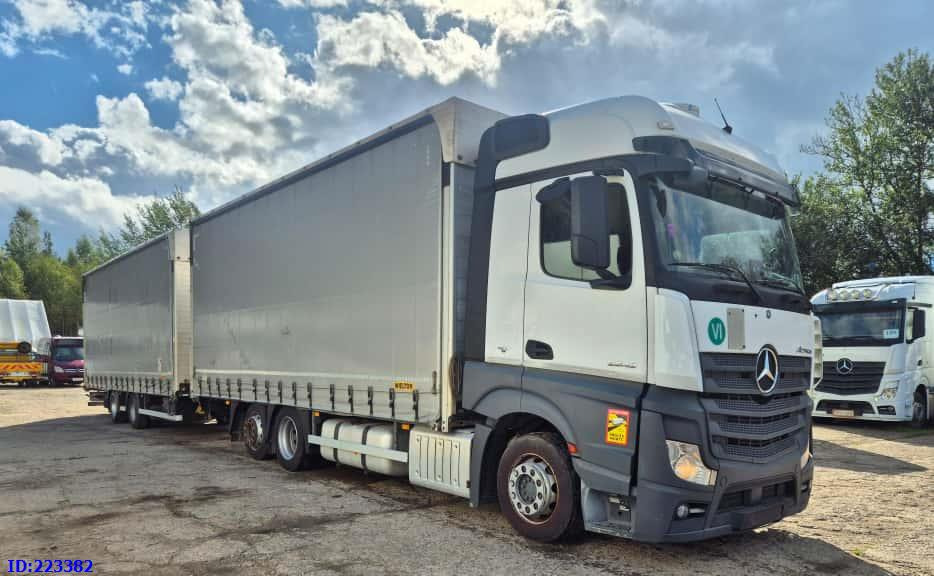 MERCEDES-BENZ Actros 2542 6x2 Euro6 + Wielton trailer - Камион с брезент: снимка 4 MERCEDES-BENZ Actros 2542 6x2 Euro6 + Wielton trailer - Камион с брезент: снимка 4