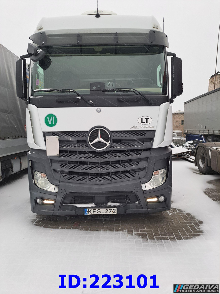 MERCEDES-BENZ Actros 2542 6x2 Euro6 + trailer - Камион с брезент: снимка 2 MERCEDES-BENZ Actros 2542 6x2 Euro6 + trailer - Камион с брезент: снимка 2