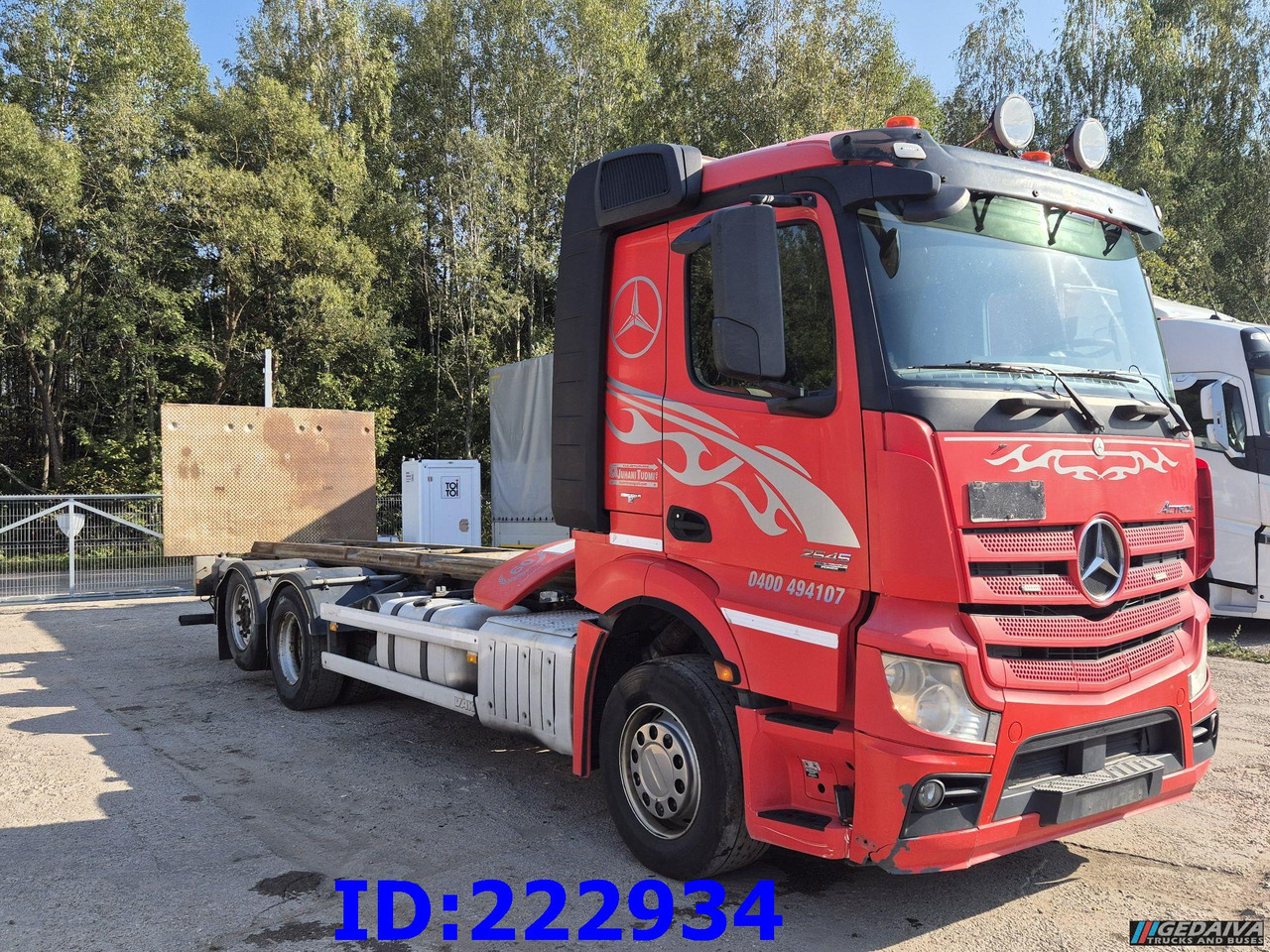 MERCEDES-BENZ Actros 2545 6x2 Euro5 - Шаси кабина: снимка 4 MERCEDES-BENZ Actros 2545 6x2 Euro5 - Шаси кабина: снимка 4