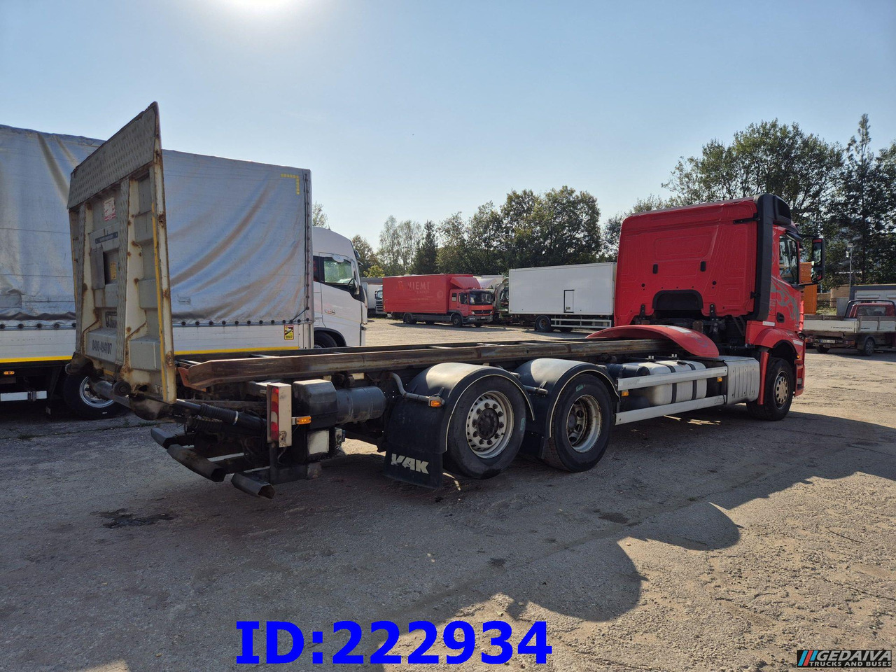 MERCEDES-BENZ Actros 2545 6x2 Euro5 - Шаси кабина: снимка 5 MERCEDES-BENZ Actros 2545 6x2 Euro5 - Шаси кабина: снимка 5