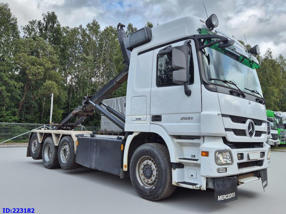 MERCEDES-BENZ Actros 2551 8x2 V8 Retarder - Мултилифт с кука камион: снимка 1 MERCEDES-BENZ Actros 2551 8x2 V8 Retarder - Мултилифт с кука камион: снимка 1