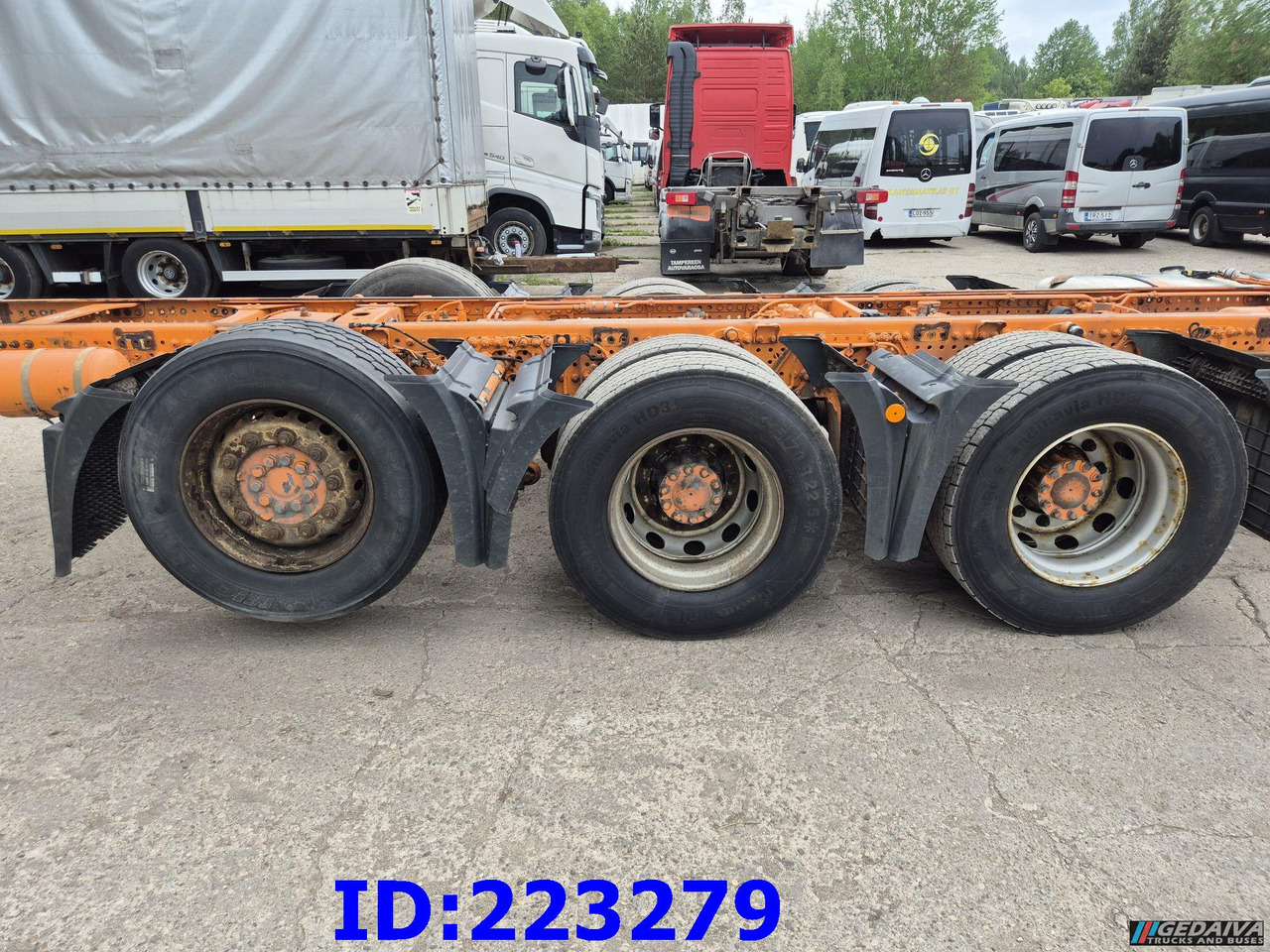 Шаси кабина MERCEDES-BENZ Actros 3563  8×4 ( Steering axle): снимка 7