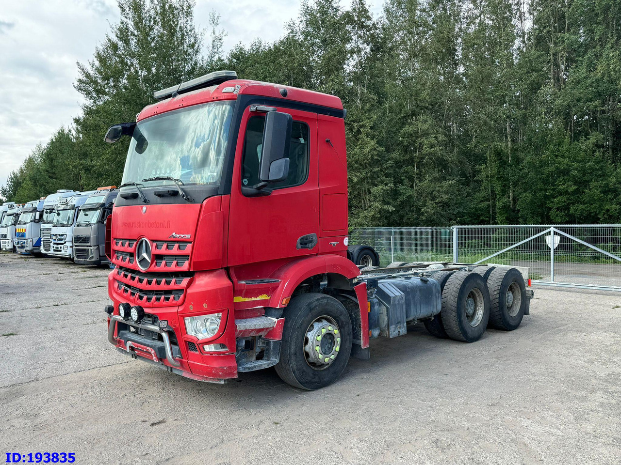 MERCEDES-BENZ Arocs 2840 6x4 Manual Euro6 - Шаси кабина: снимка 1 MERCEDES-BENZ Arocs 2840 6x4 Manual Euro6 - Шаси кабина: снимка 1